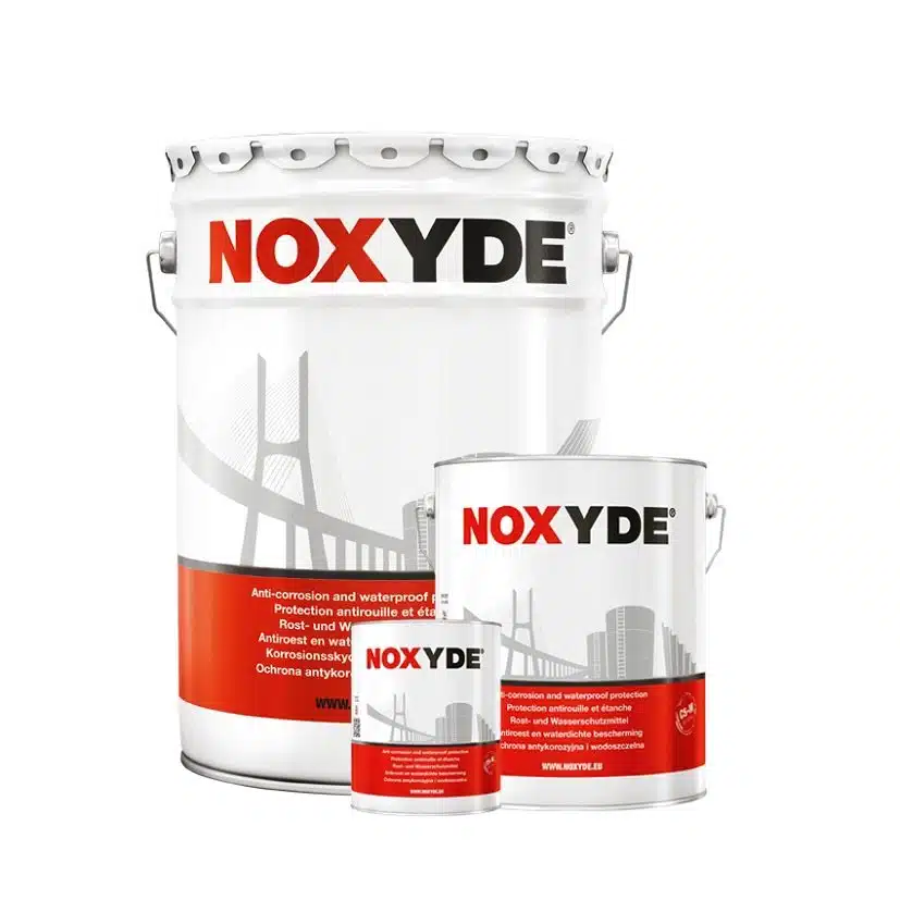 Noxyde anti-corrosion and waterproof roof coating cans