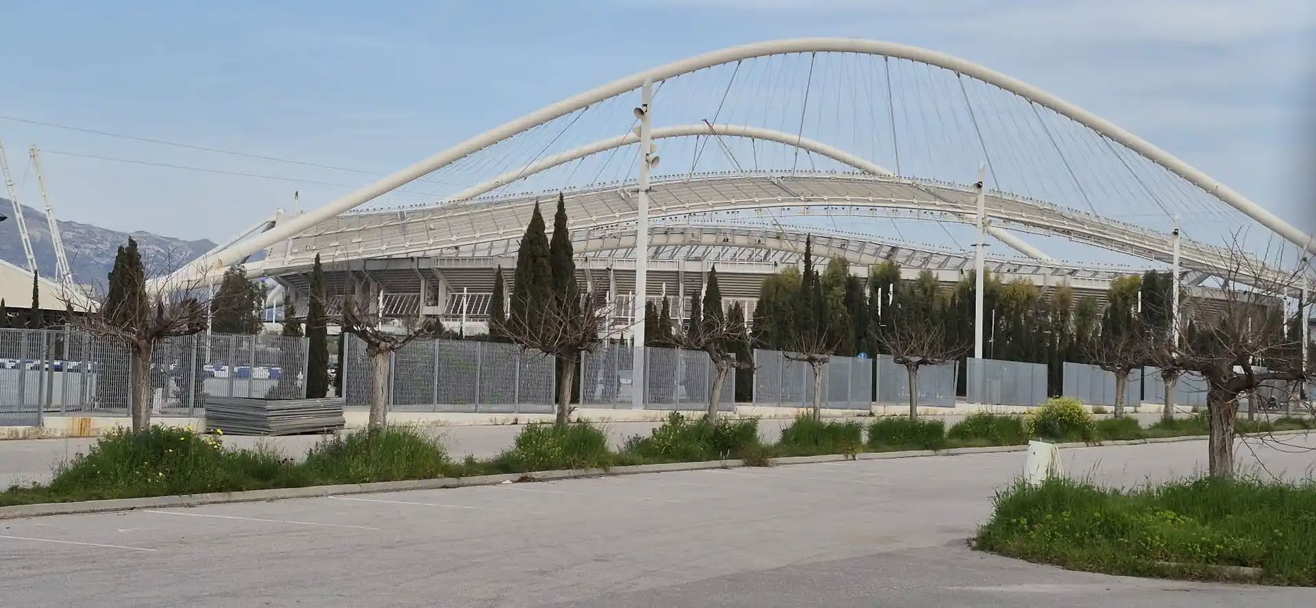 The Athens Olympic Stadium arches coated with Noxyde Plus
