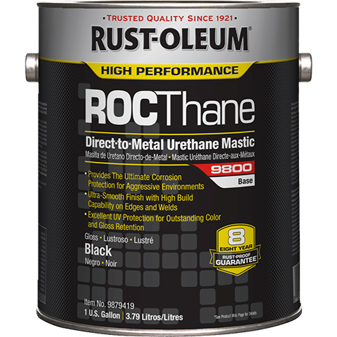 9800 ROCThane Urethane Mastic product packaging